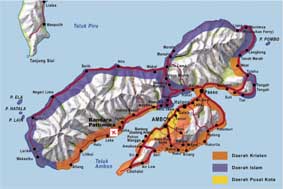 Carta di Ambon . Click per ingrandire